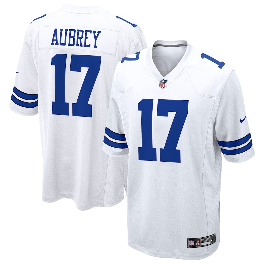 Brandon Aubrey Cowboys Jersey NFL Merch Game Player Jersey Football Fan Gifts For Him